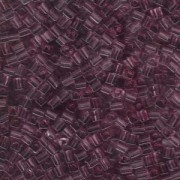 Miyuki Würfel Perlen, Cube, Square Beads 3mm 0142 transparent Light Amethyst 25gr